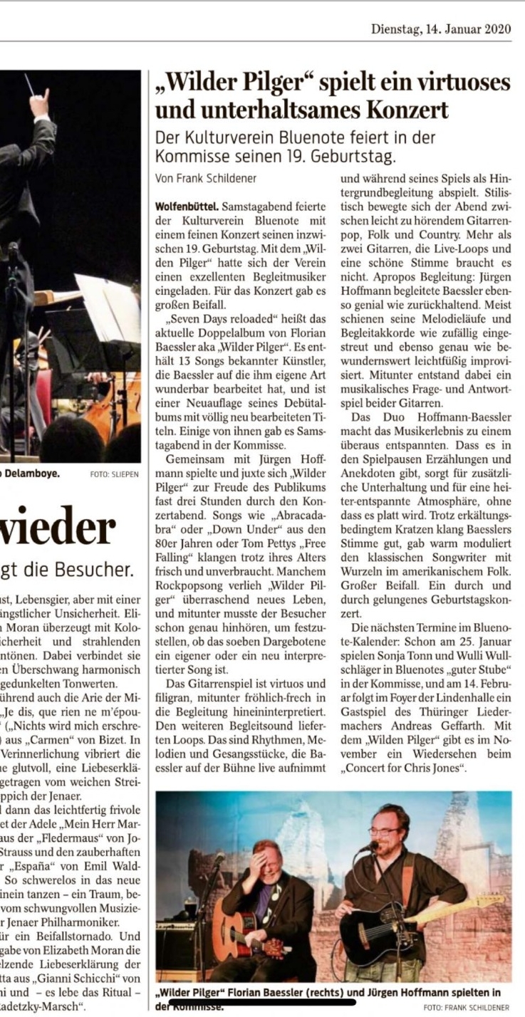 Wolfenbütteler Zeitung vom 14.01.2020